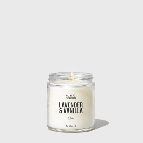 Lavender & Vanilla Scented Candle