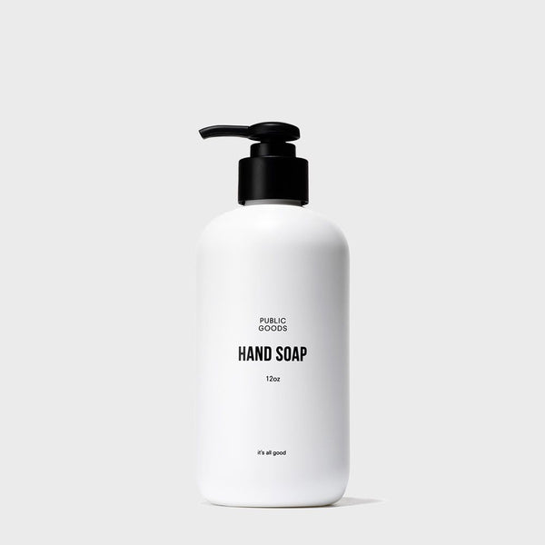 12 ounce bottle of public goods hand soap
