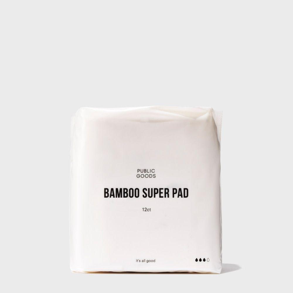 pack of public goods bamboo super maxi pads