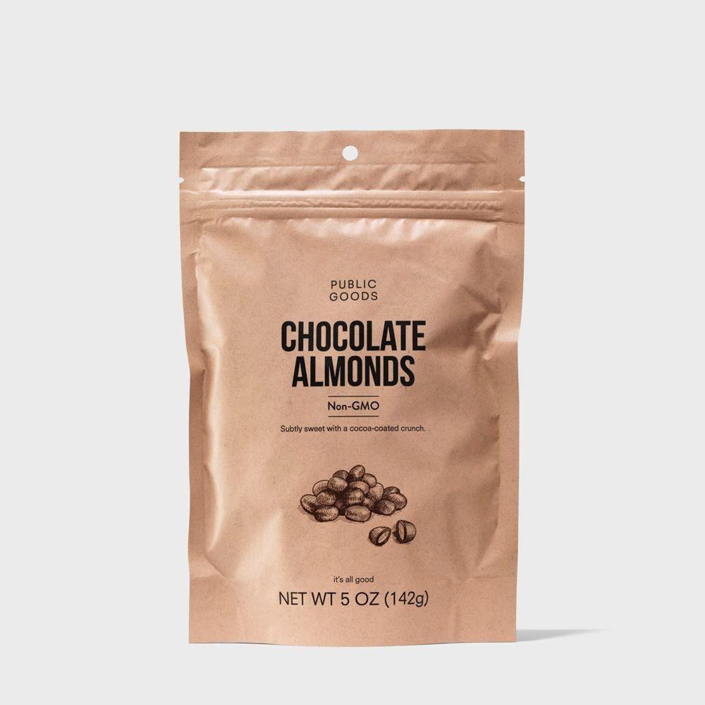 bag of chocolate covered almonds