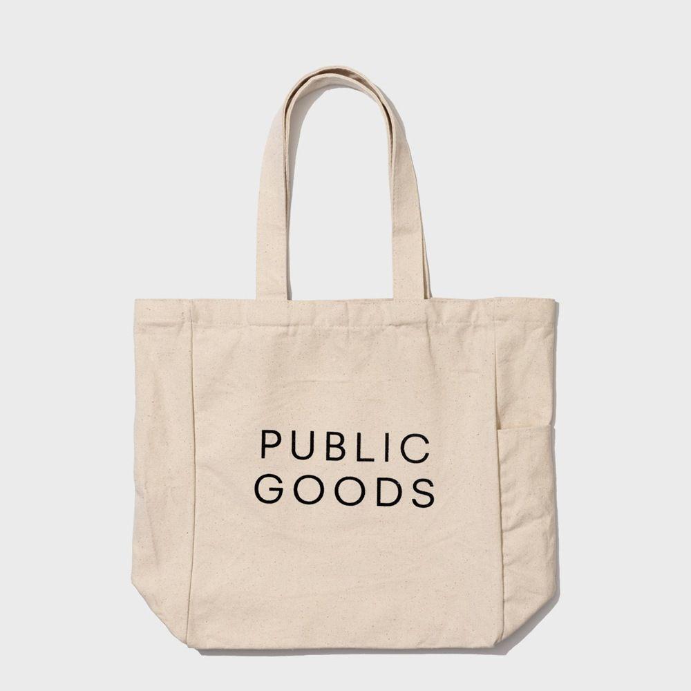 public goods cotton tote bag