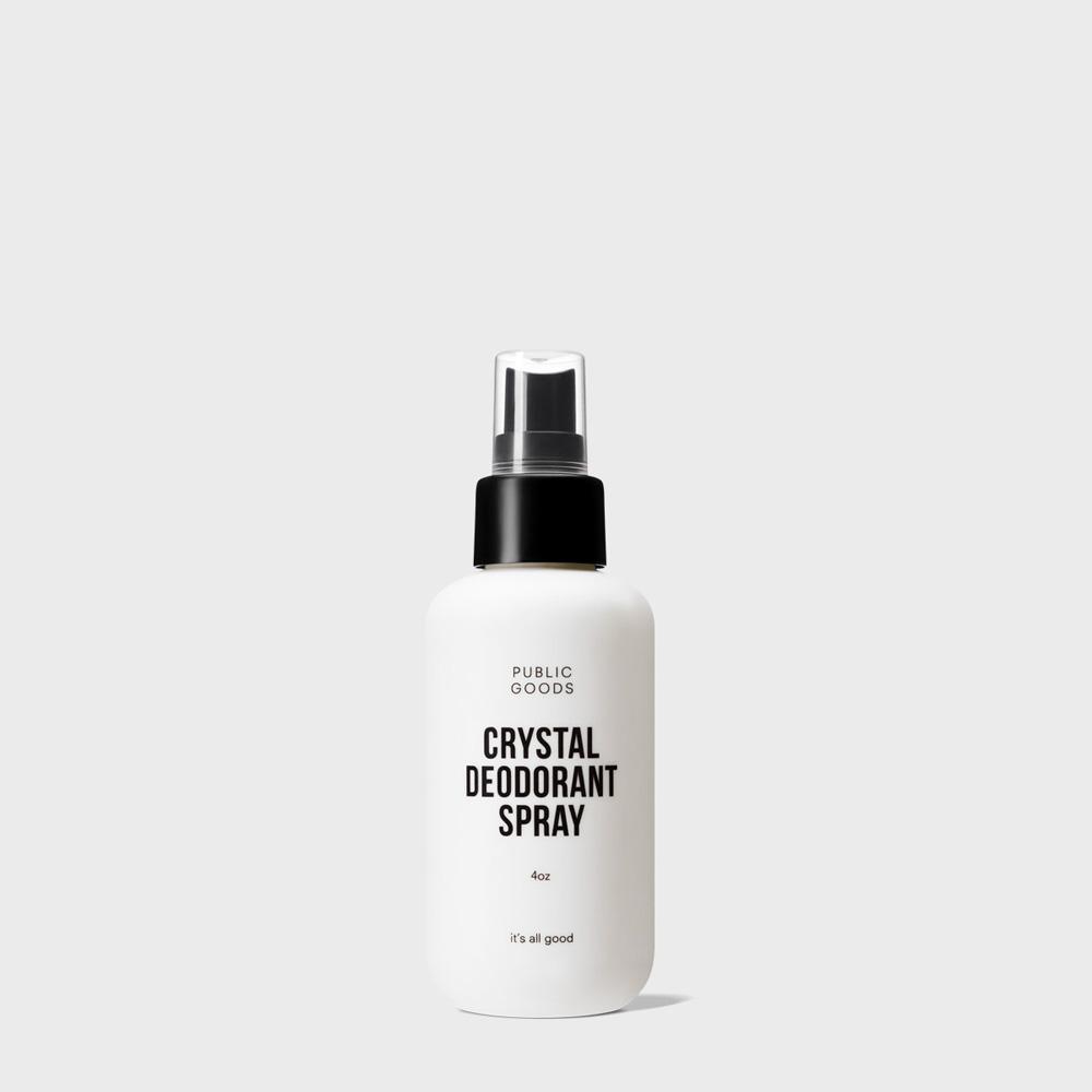 bottle of crystal spray deodorant