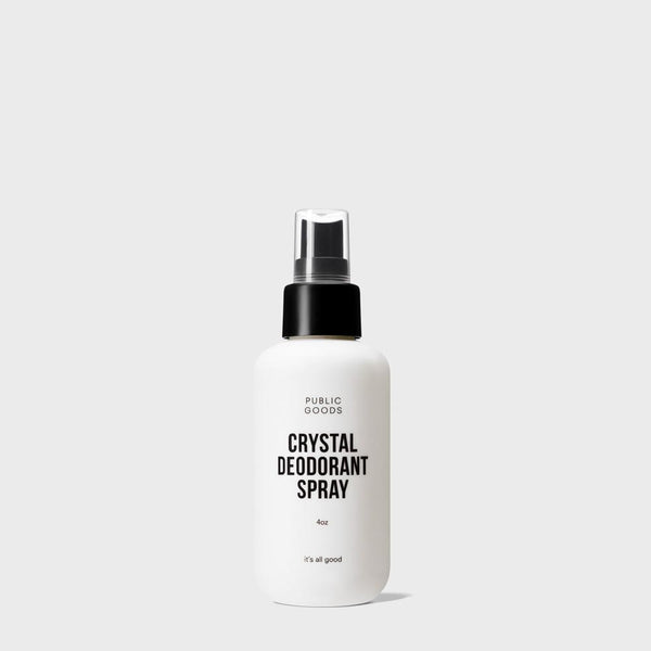 bottle of crystal spray deodorant