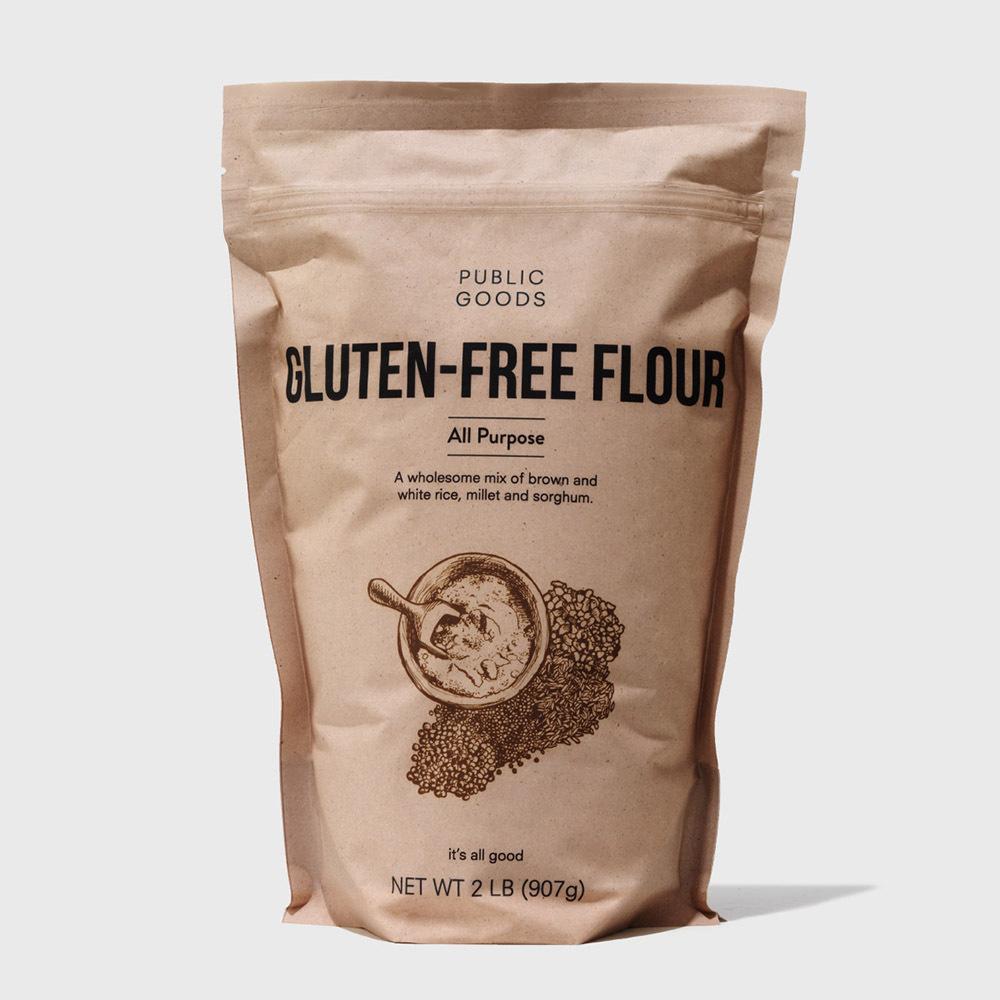 bag of organic gluten free flour