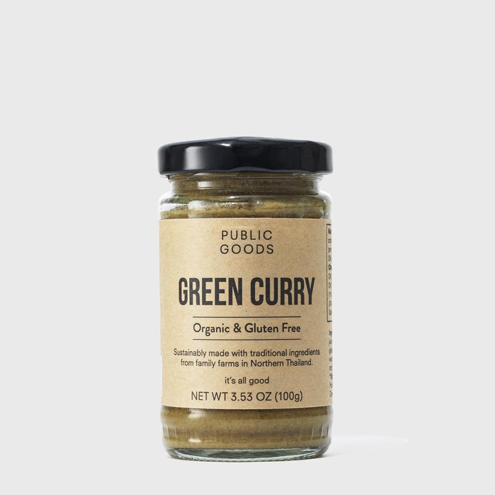 jar of green curry paste