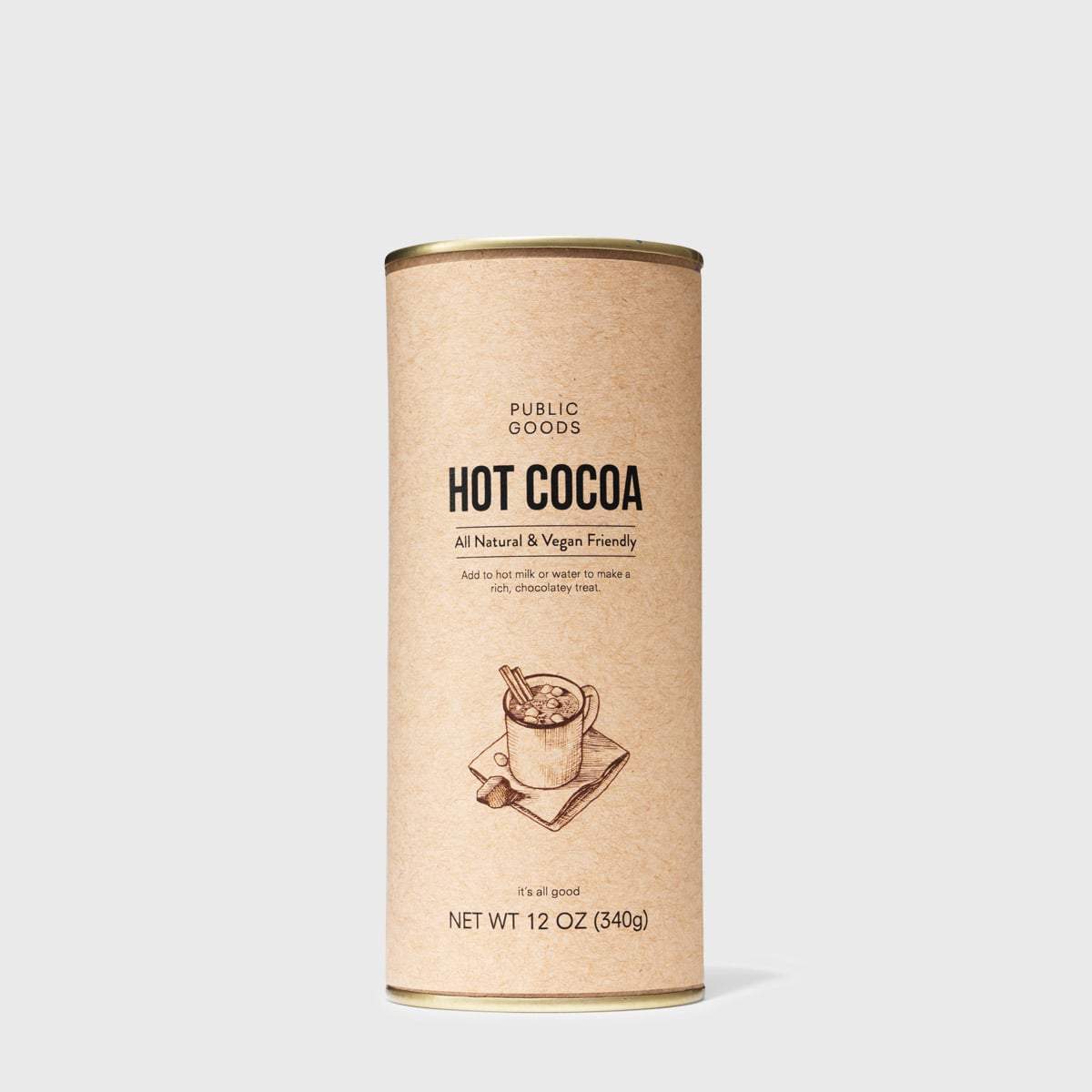 12 ounce can of hot cocoa mix