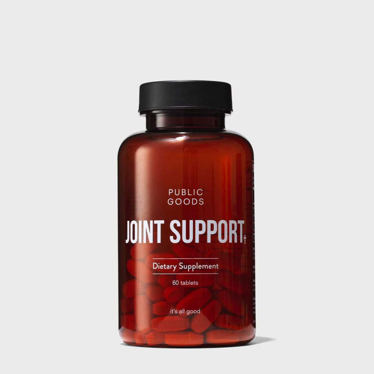 bottle of joint support supplement