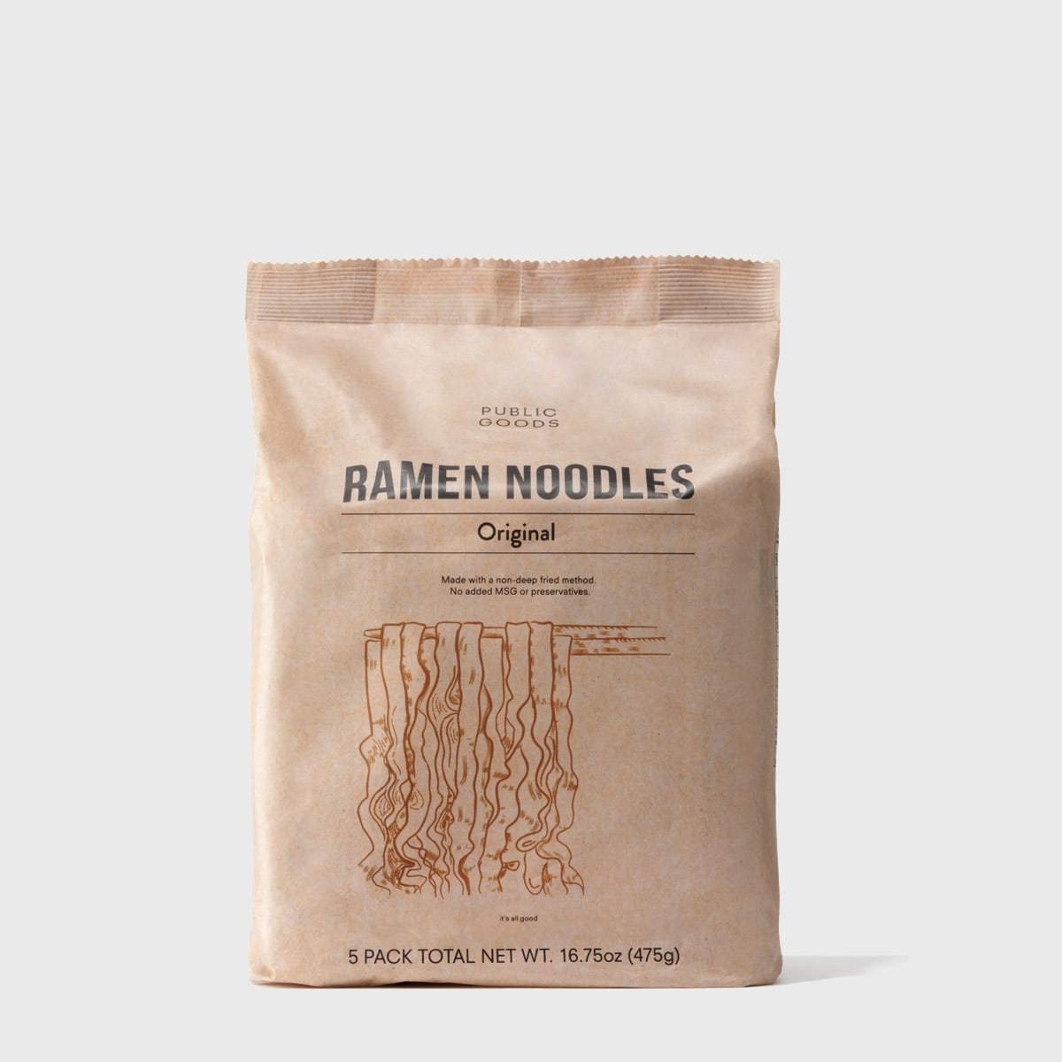 pack of original ramen noodles