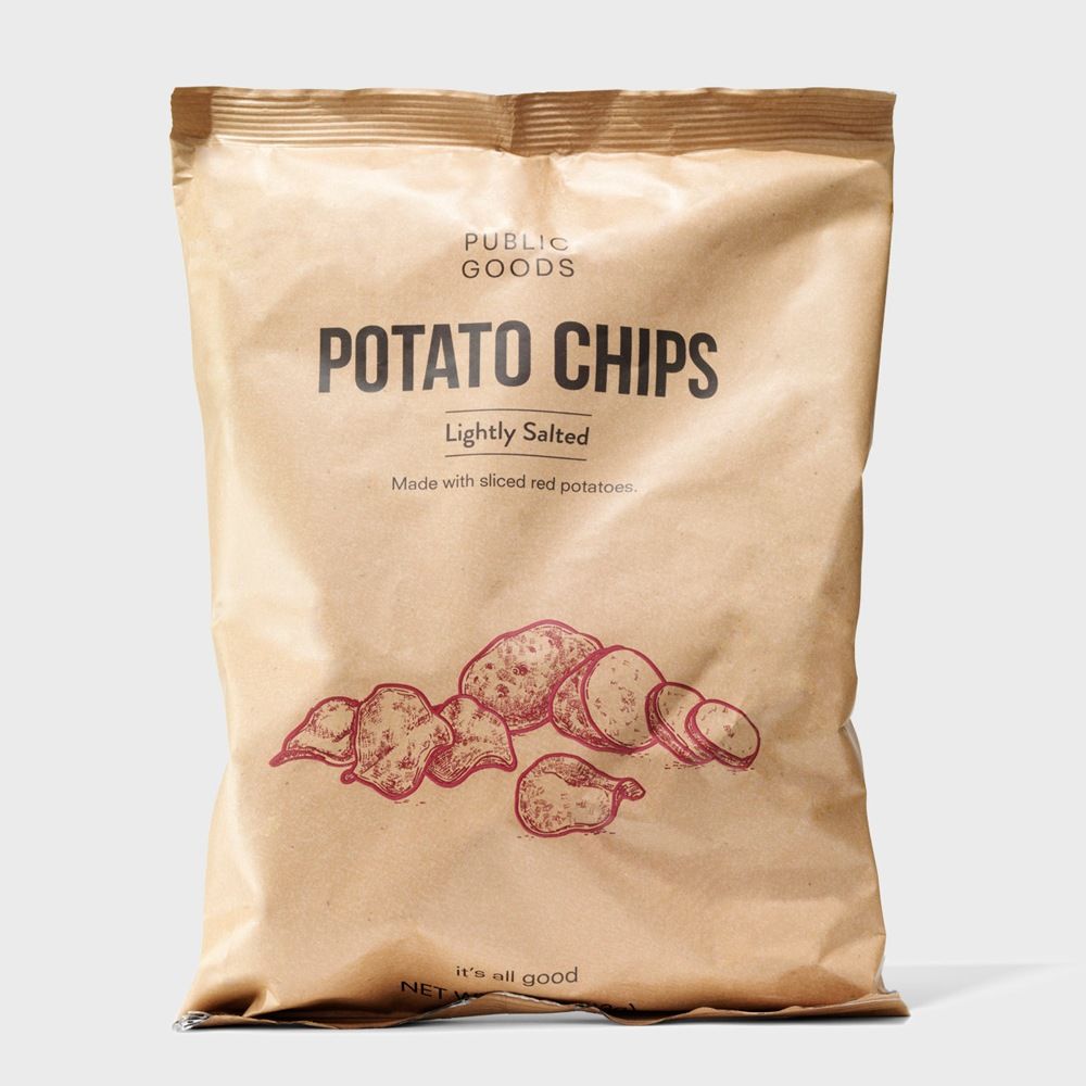 bag of public goods red potato chips