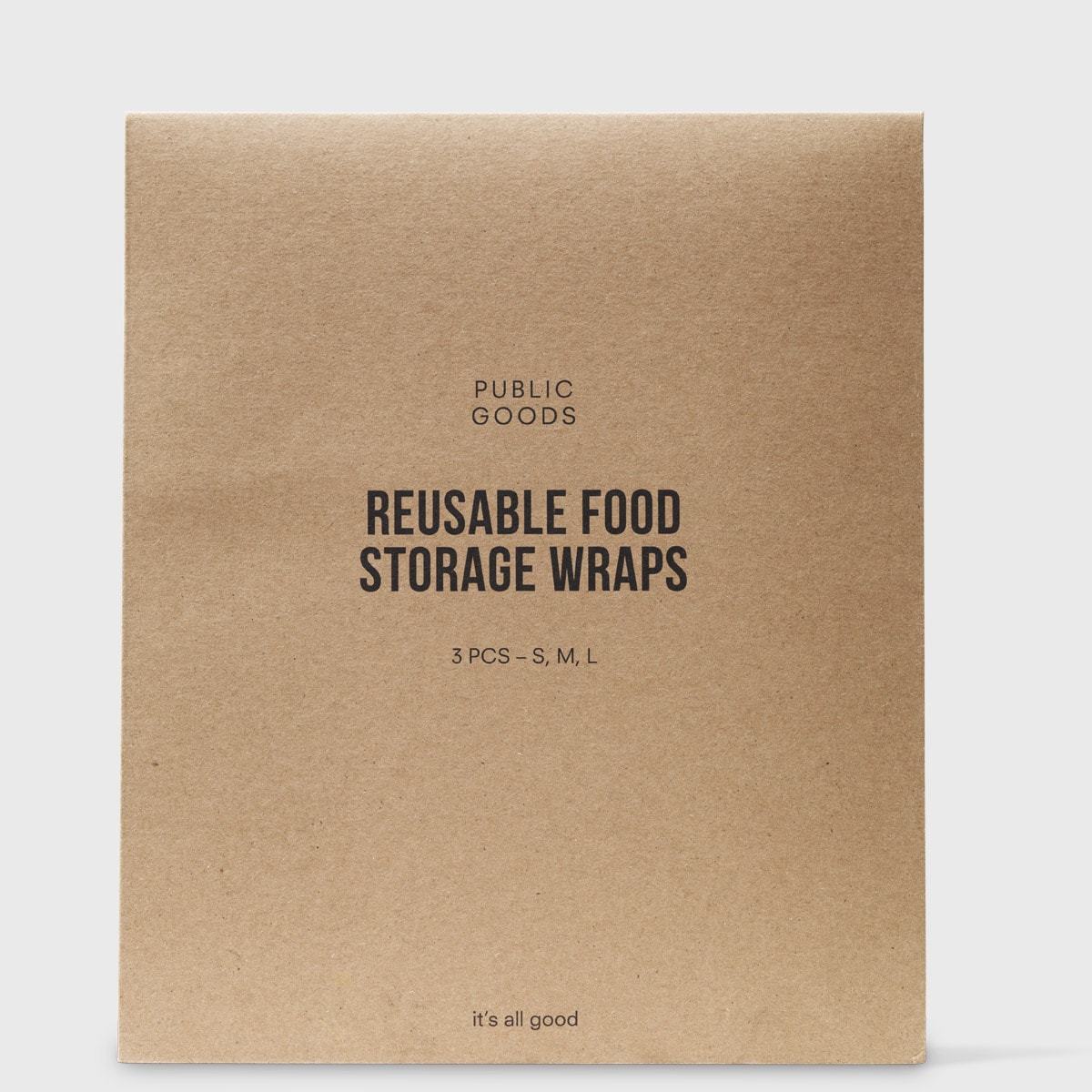 box of reusable food storage wraps