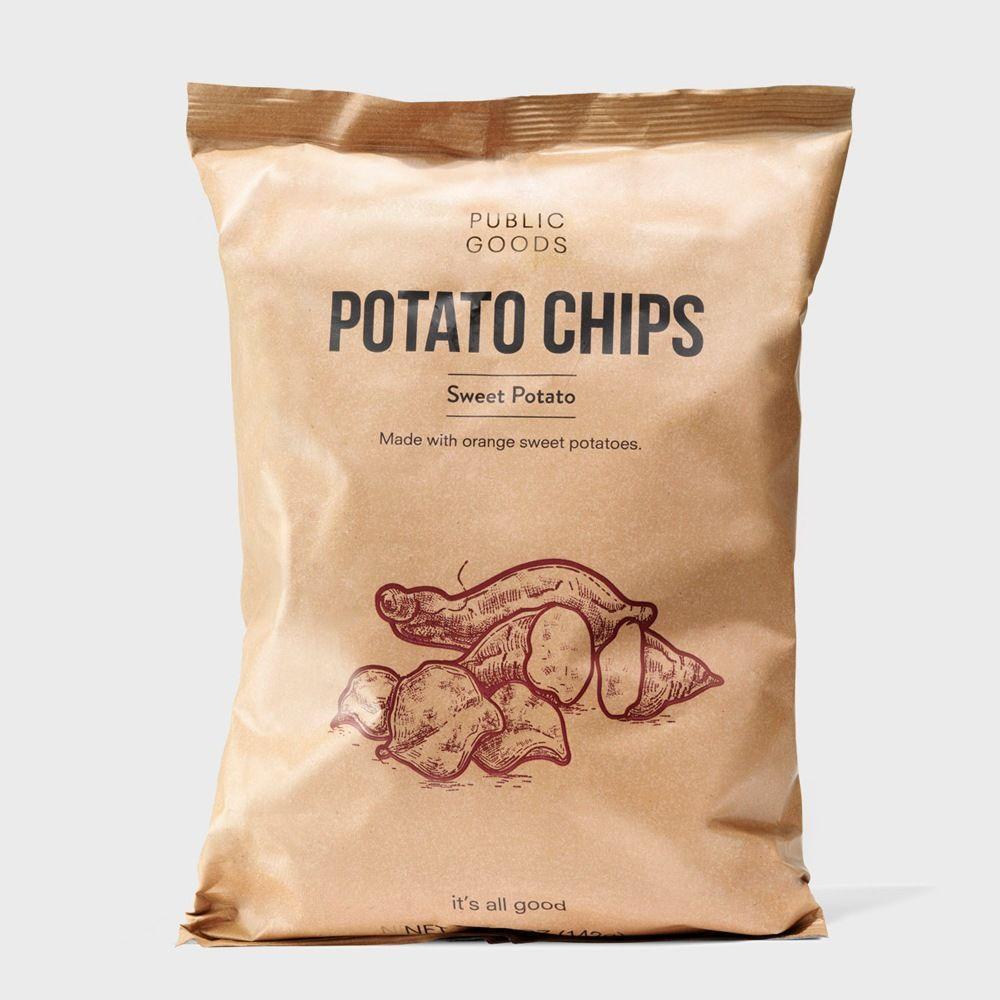 bag of public goods sweet potato chips