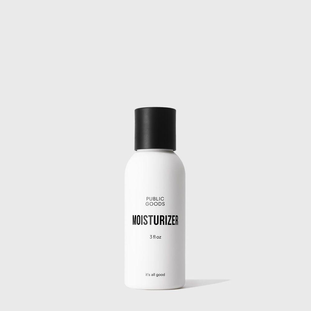 bottle of travel size face moisturizer