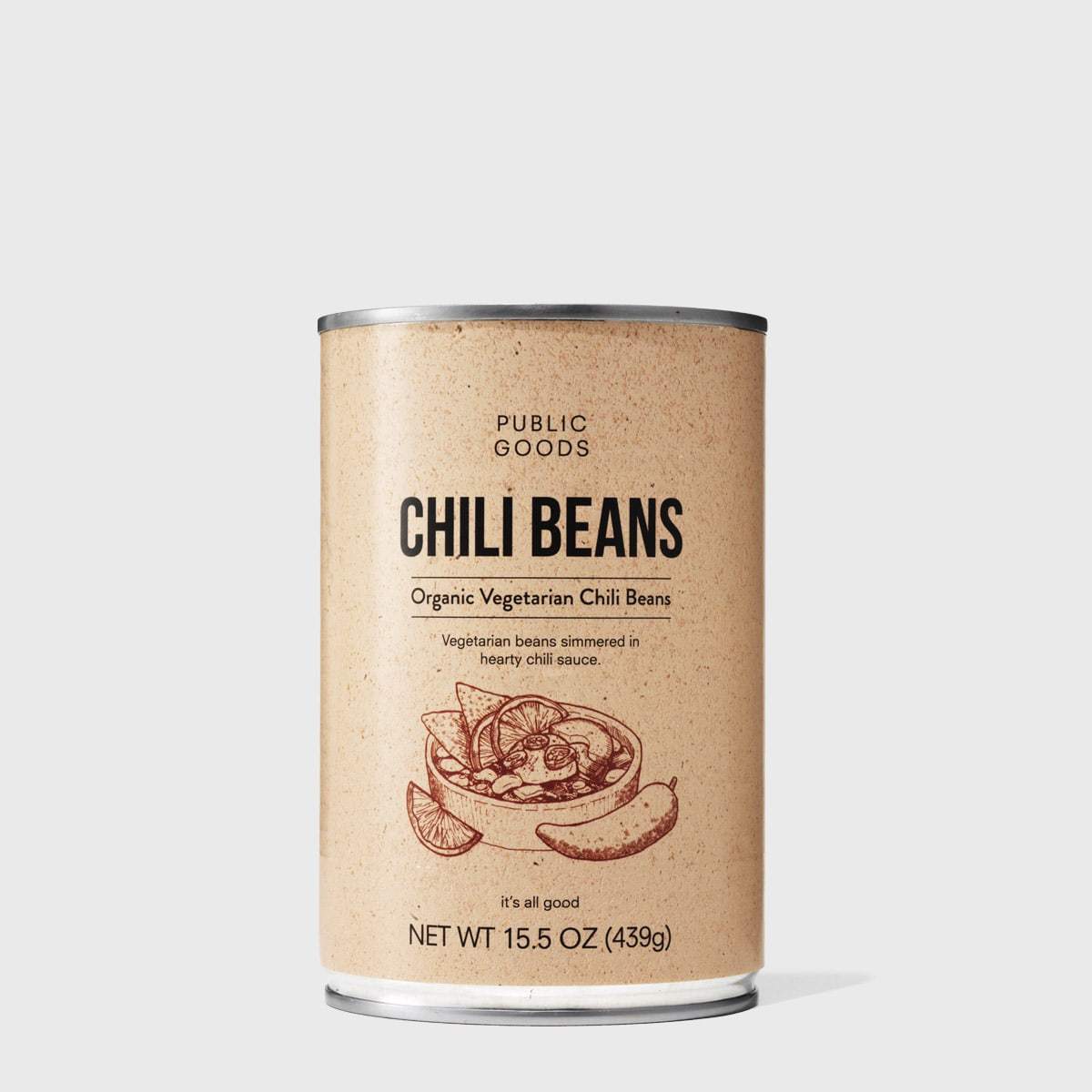 can of public goods vegetarian chili beans