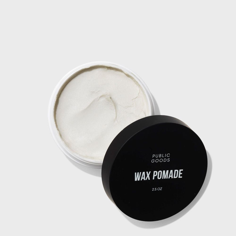 container of wax based hair pomade