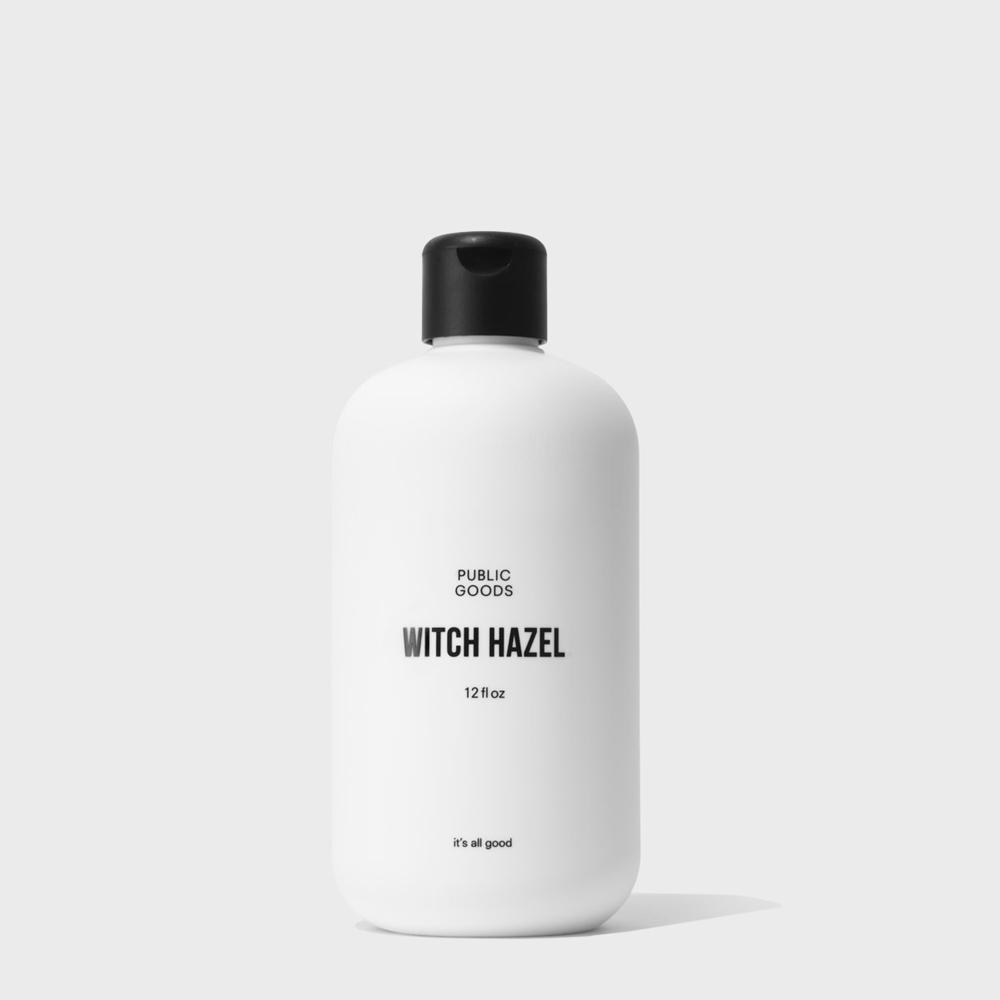 bottle of witch hazel oil